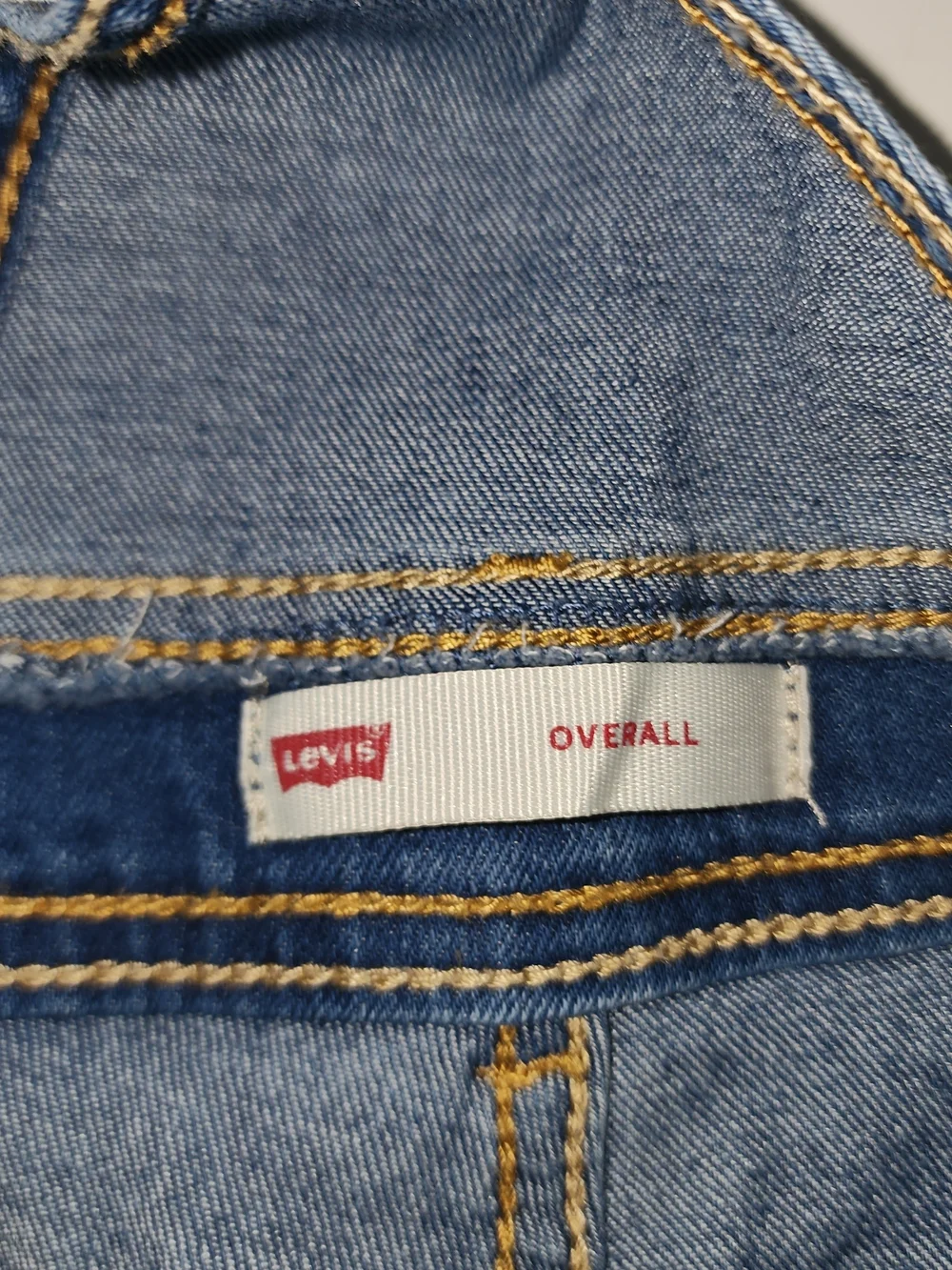 Blue Denim Girls Overalls - Levis Size 14 Youth